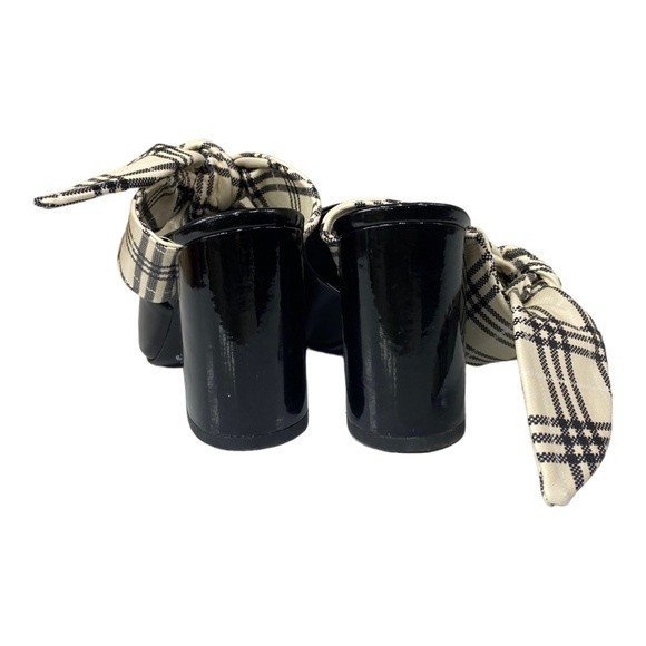 Self-Portrait Black and Cream Mules - Picture 9 of 14